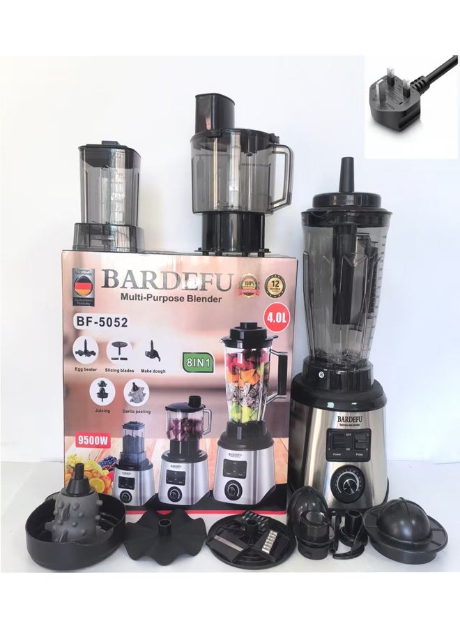 بارديفو مجموعة بارديفو 8 في 1 عالية الأداء للخلاط والمطحنة ومعالج الطعام - (BF-5052) - Image 5